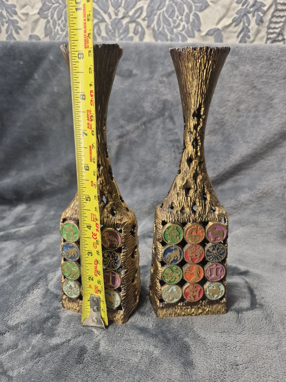 Vintage Zodiac Candle holders Candlesticks by 